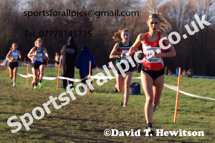 Senior Womens 2026 Northern Cross Country Champs., Pontefract Racecourse, Pontefract. Photo: David T. Hewitson/Sports for All Pics